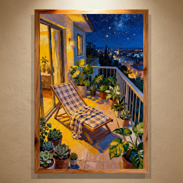 Starry Balcony – Paint by Numbers Kit