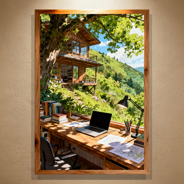 Studio in the Hills – Paint by Numbers Kit