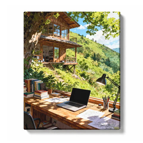 Studio in the Hills – Paint by Numbers Kit