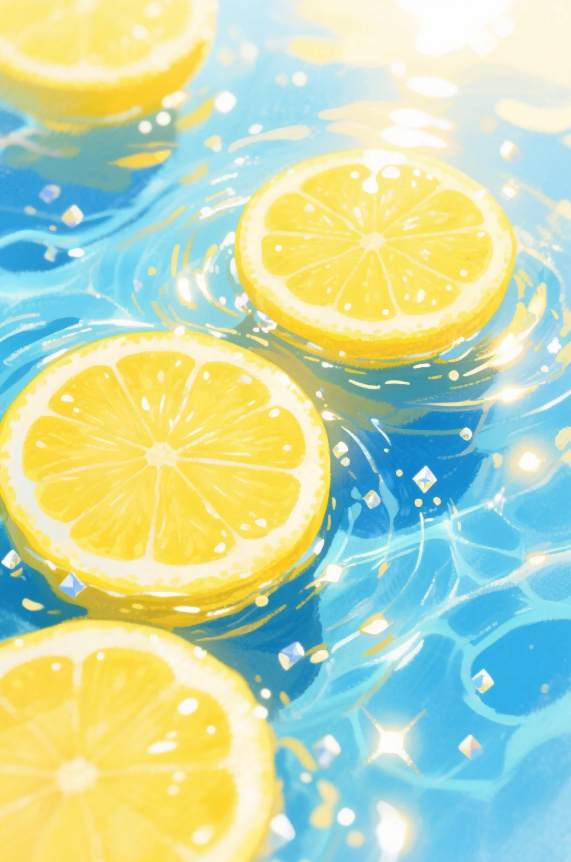 Paint by Numbers：Summer Refreshment Lemon Water