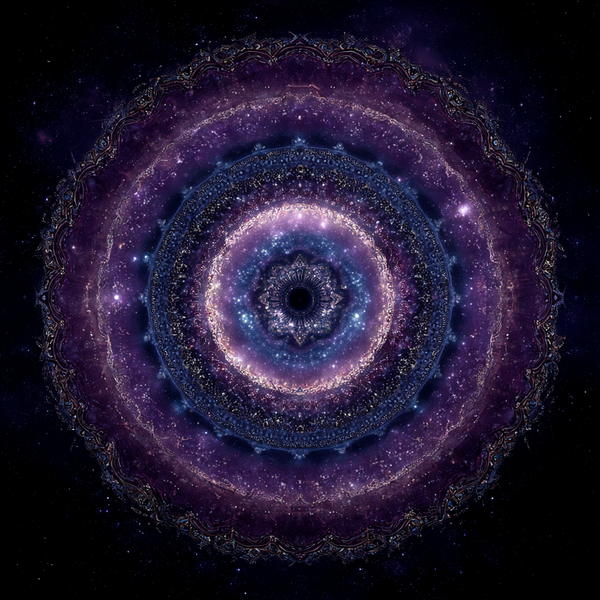 The Cosmic Eye Mandala Paint by Numbers | Deep Galaxy Mindfulness Wall Art