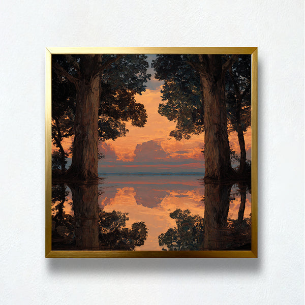 Twilight Forest Mirror Paint by Numbers Kit | PaintEasy