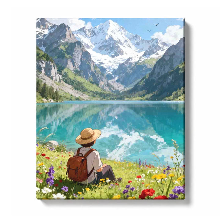 Whispering Peaks Paint by Numbers Kit