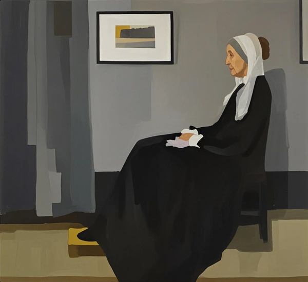 Paint by Numbers：Whistler's Mother | Paint Easy | 1871