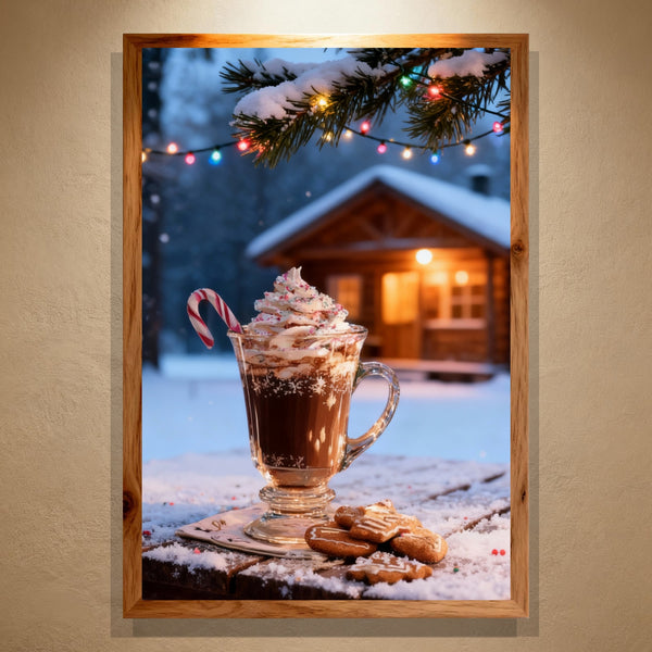Paint by Numbers：Winter Cabin Cocoa