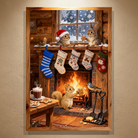 Paint by Numbers：Woodland Christmas
