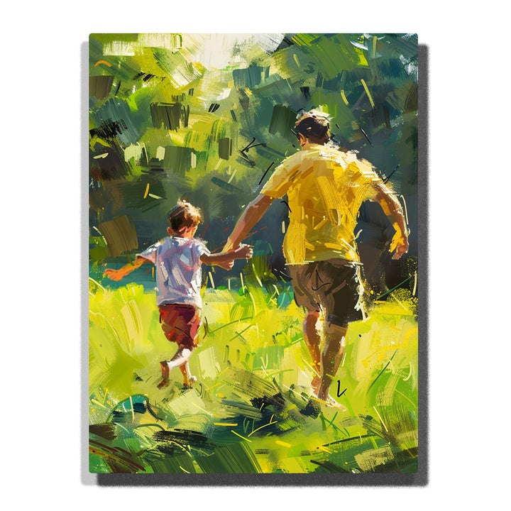 Sunlit Steps Together – Paint by Numbers Kit