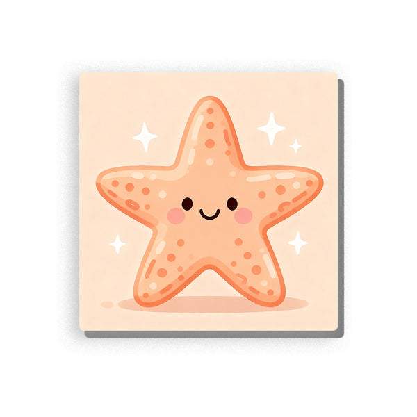 Sparkle Starfish Friend – Kids Paint by Numbers Kit | PaintEasy