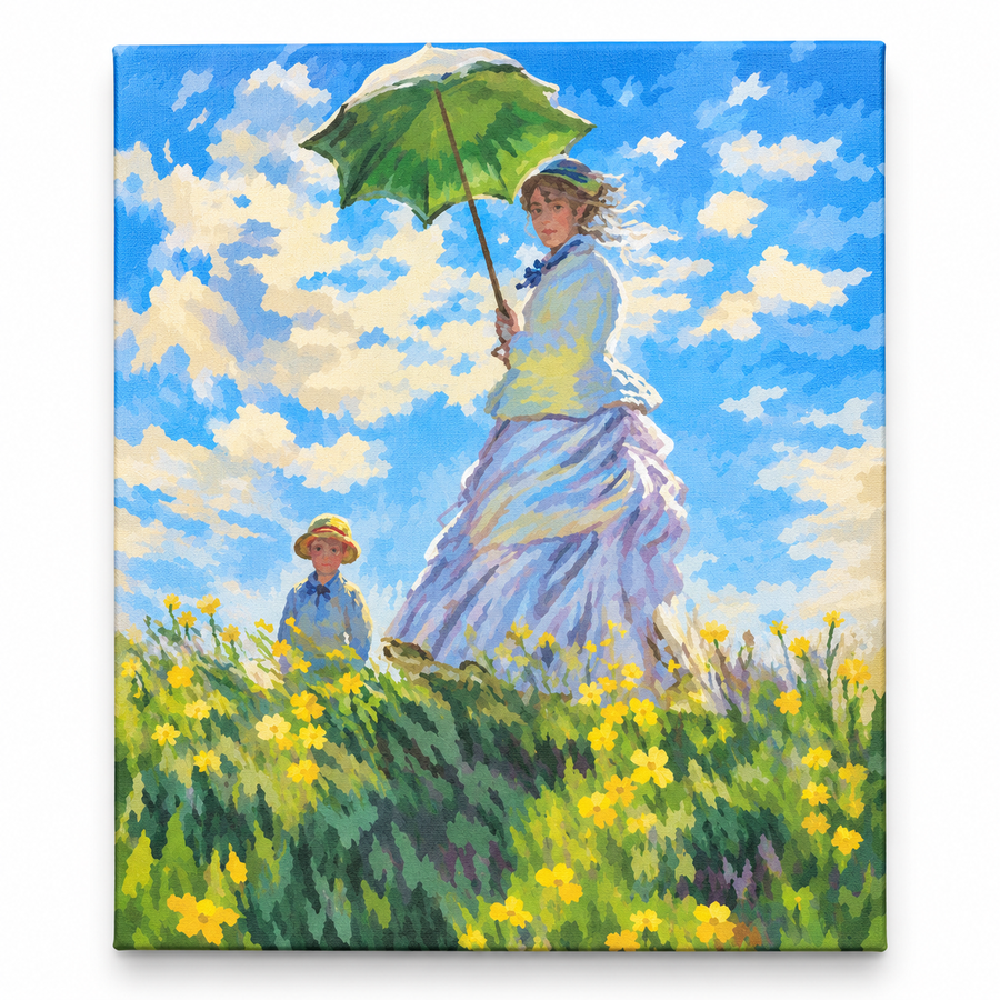 Woman with a Parasol | Claude Monet | 1875