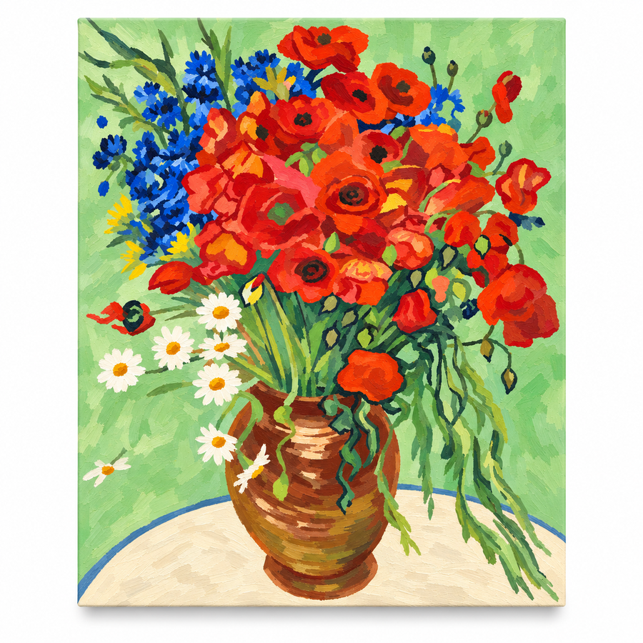 Daisies & Poppies | Van Gogh | 1890