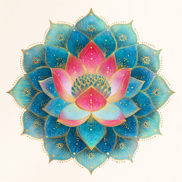 Golden Passage Mandala Paint by Numbers | Autumn Reflection Mindfulness Art Kit