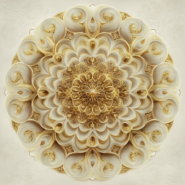 Golden Dune Mandala Paint by Numbers | Desert-Inspired Art for Calm, Focus & Emotional Balance