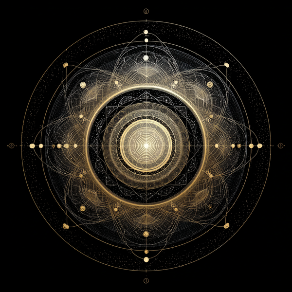 Golden Ratio Mandala Paint by Numbers | Sacred Geometry Art of Balance and Infinity